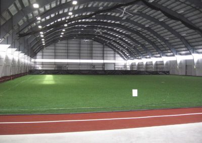 fabric building soccer field