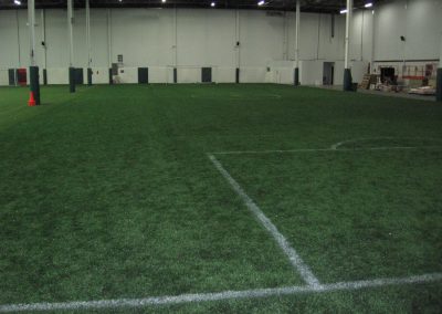 soccer field indoors