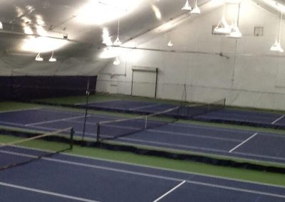 Indoor Sports building fabric covered SprotSpan Tennis